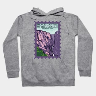 Black Canyon of the Gunnison National Park Stamp Hoodie